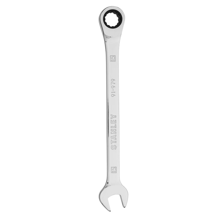 Ratcheting Wrench 15 Metric Stanley