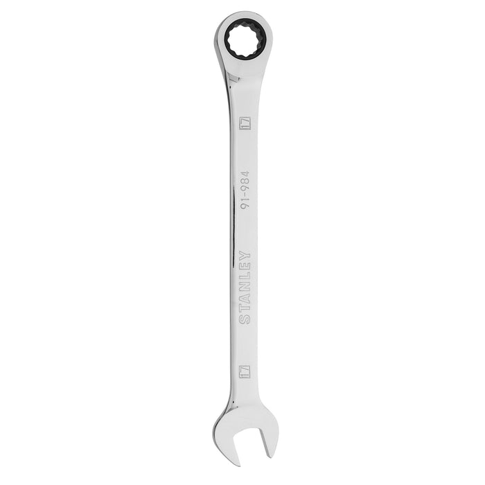 Ratcheting Wrench 17 Metric Stanley