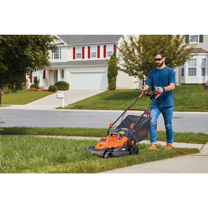 Electric Lawn Mower 15" W/ Bike Handle Black and Decker