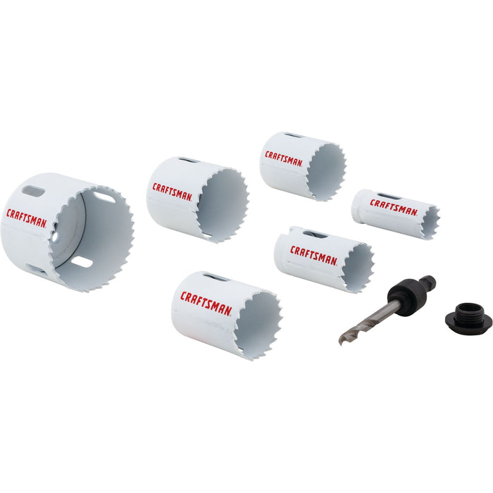 Set 7 PC Bi-Metal Hole Saw Craftsman