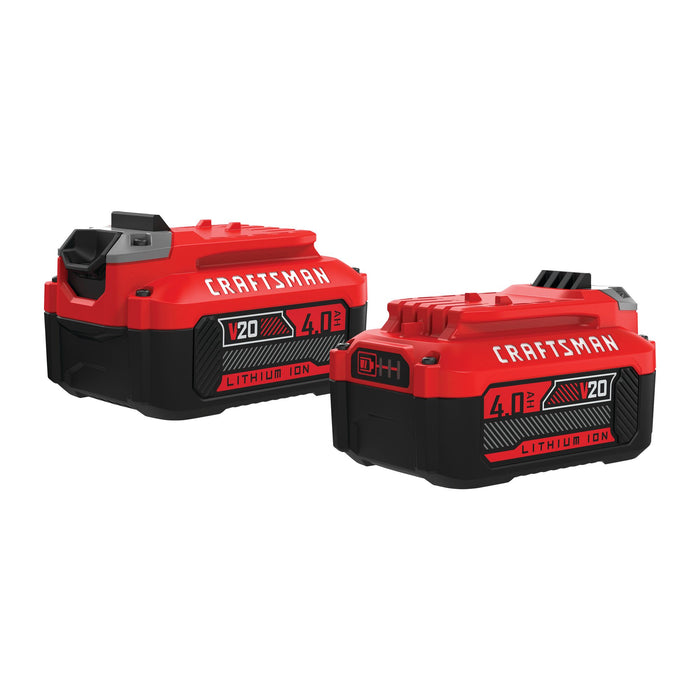 Set 2 Lithium-Ion Battery V20/4.0AH Craftsman