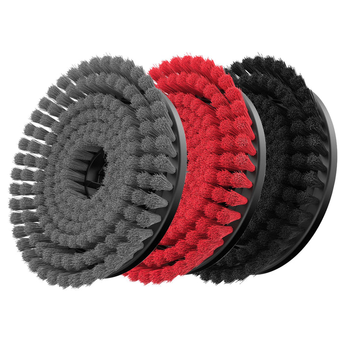 Powered Scrubber Bristle Brush Set 3PCS. Craftsman