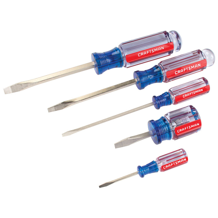 Set 5 PC. Screwdriver Slotted Craftsman
