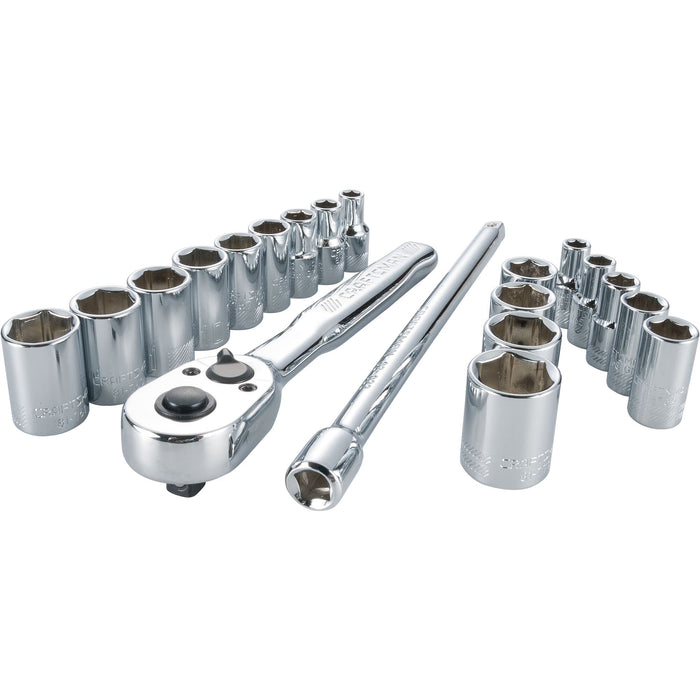 Set 24 PC. 3/8" Sae Mechanic Tool Craftsman
