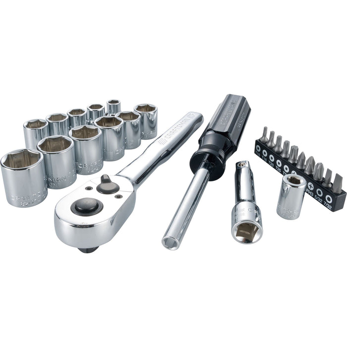Set 24 PC. 3/8" Metric Mechanic Tool Craftsman