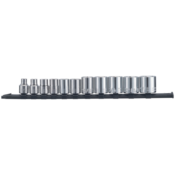 Set 11 PC. Sae Socket DR. 3/8'' 6 PT. Craftsman