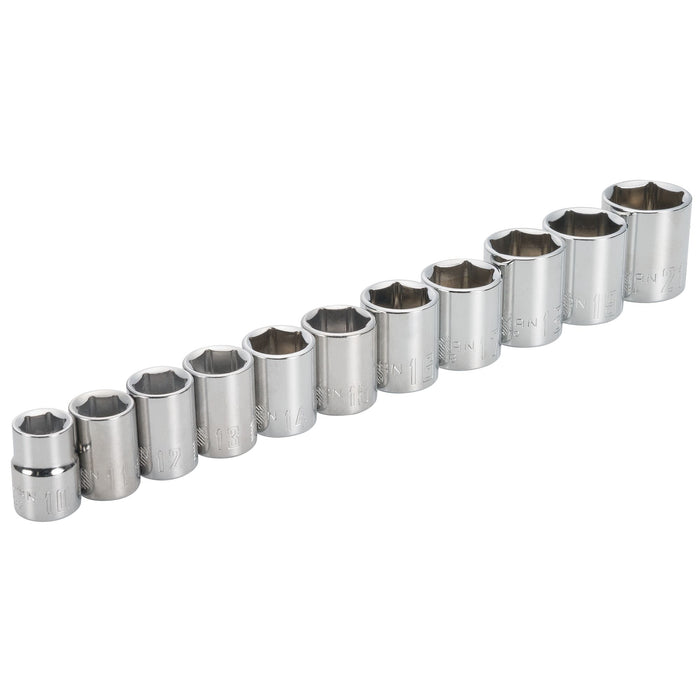 Set 11 PC. Metric Socket DR. 3/8" 6 PT. Craftsman