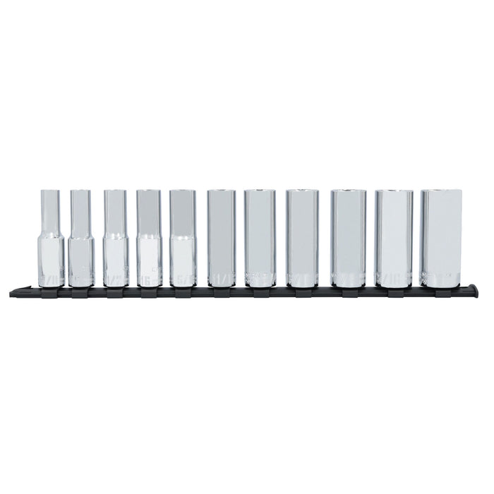 Set 11 PC. Sae Deep Socket DR. 1/2'' 12 PT. Craftsman