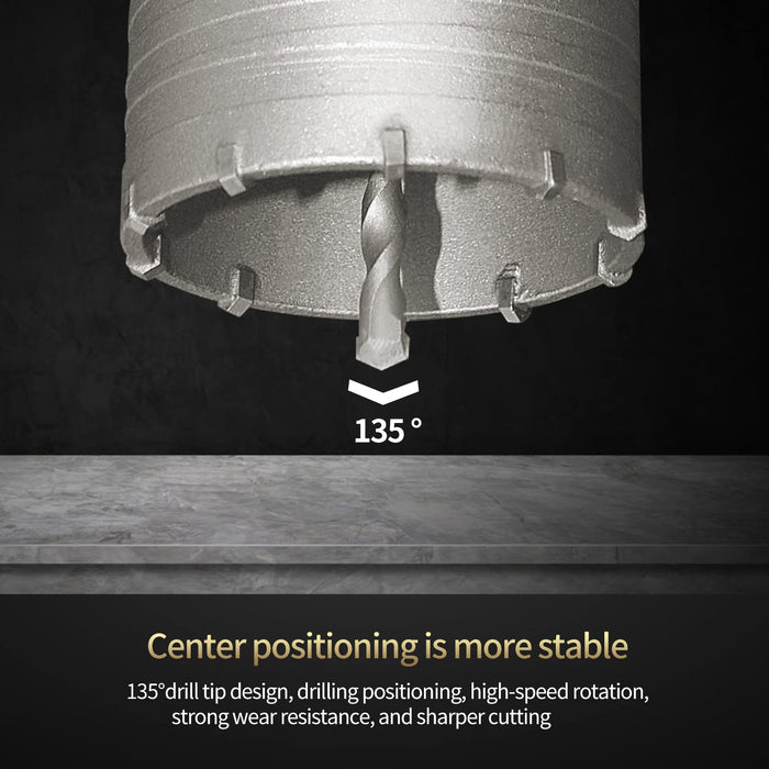 Core Drill Set 9 PC SDS Plus/SDS Max Universal