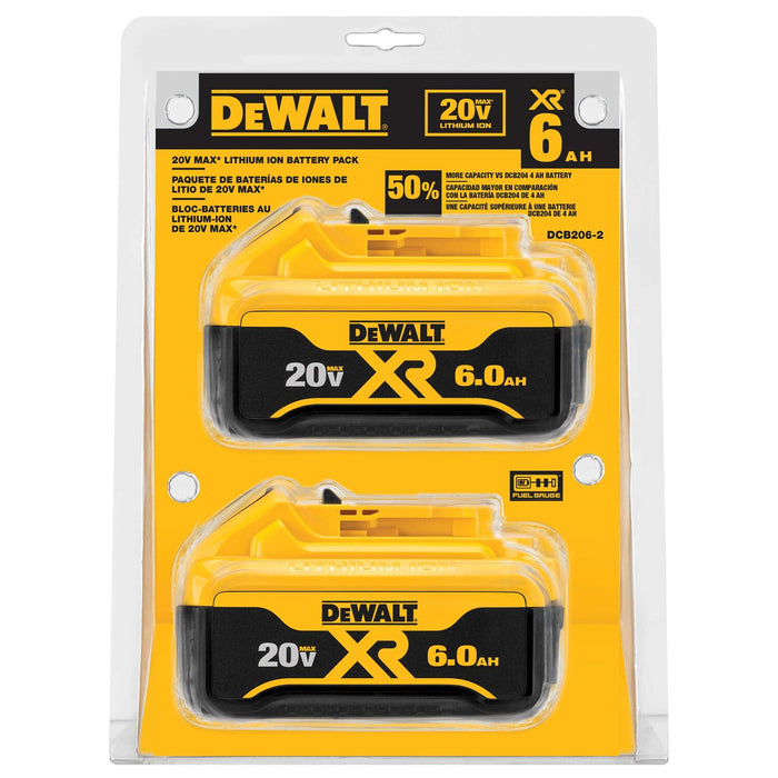 Battery Lithium-Ion 6.0AH/20V MAX* 2 PC Dewalt