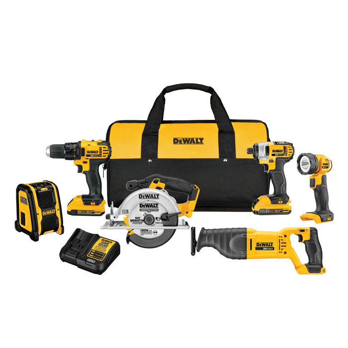 Kit 6 Tools 20V MAX* W/2 Bat. Dewalt