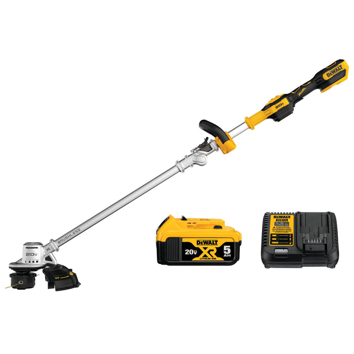 Straight String Trimmer 14" 20V W/Battery 5.0 AH Dewalt