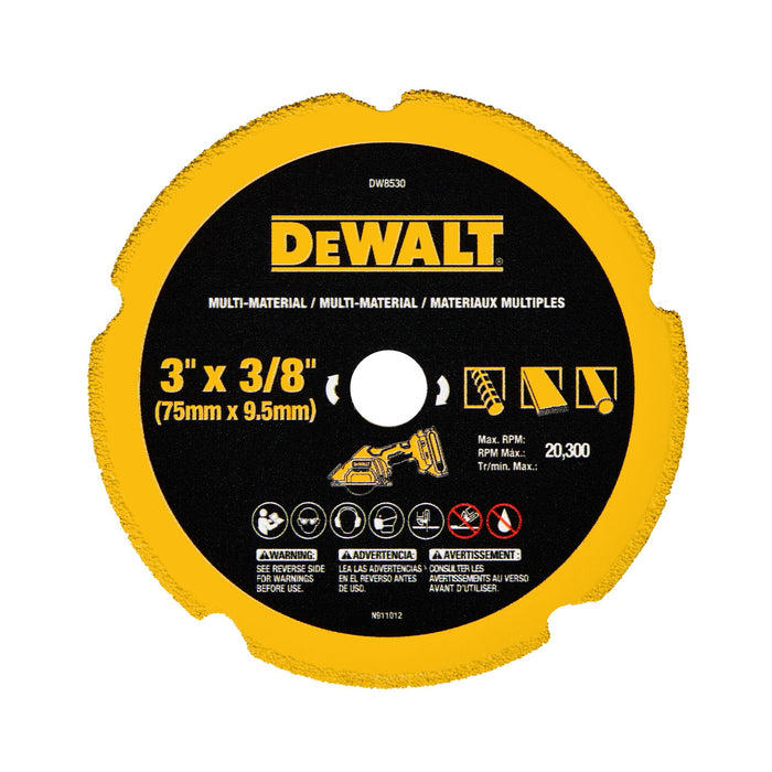 Multi-Material Cutting Disc 3" X 3/8" Dewalt