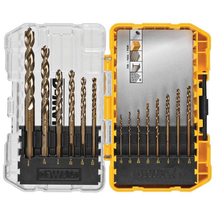 Set 14 PC. Split Point Cobalt Drill Bit Dewalt