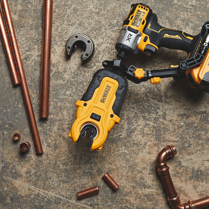 Cutting 1/2" & 3/4" Copper Attachment Impact Connect Ready Dewalt