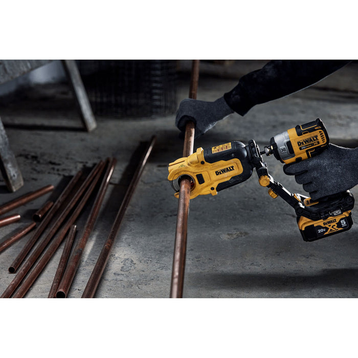 Cutting 1/2" & 3/4" Copper Attachment Impact Connect Ready Dewalt