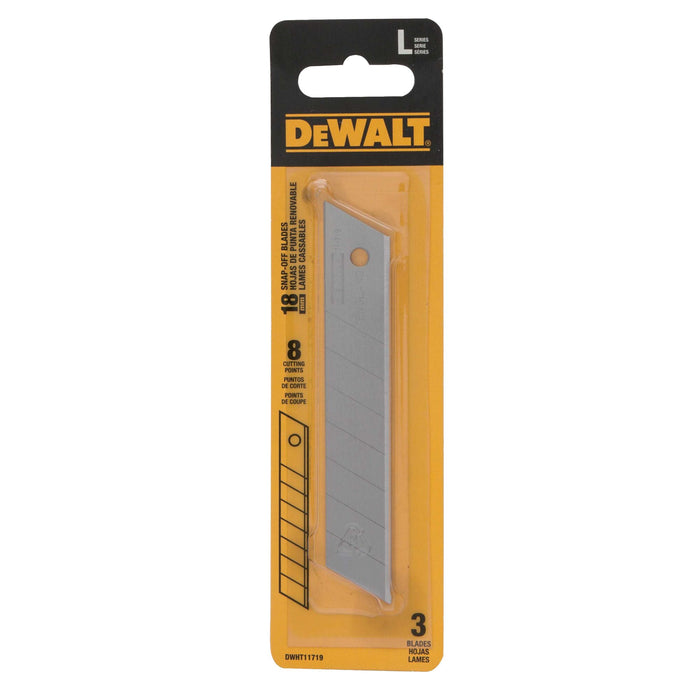 Snap-Off Blades 18 MM 3 PK Dewalt