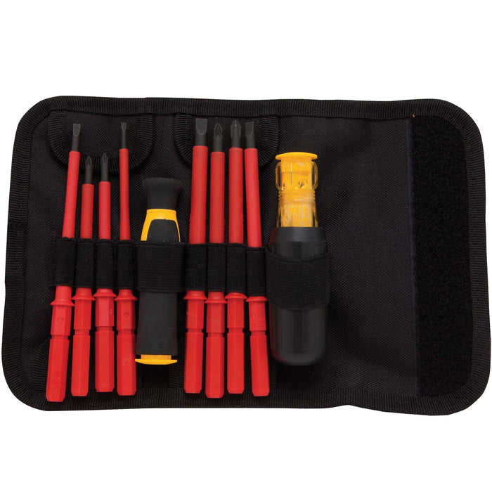 Set 10PC Electrician Insulated Vinyl Grip Screwdriver Dewalt