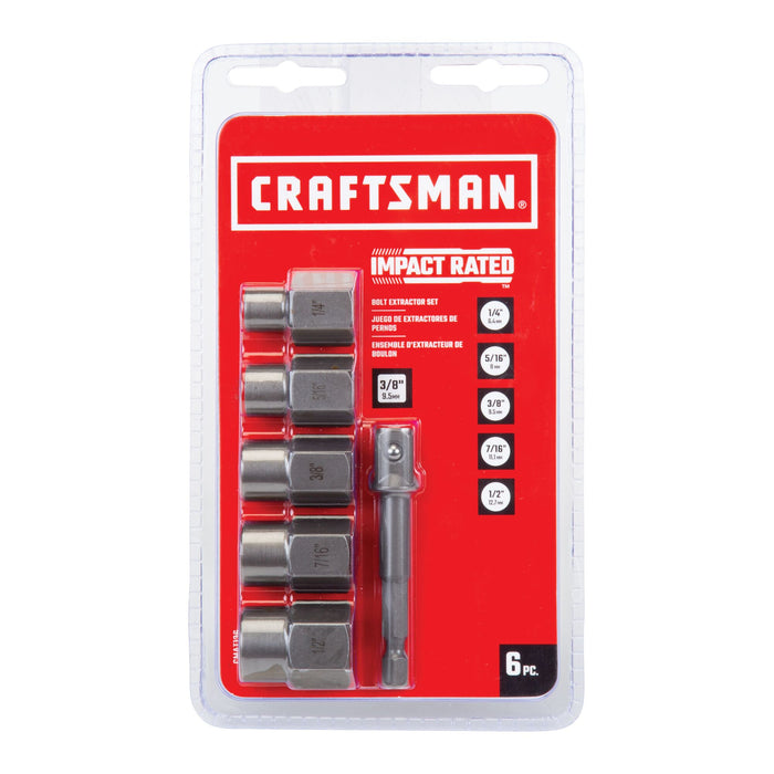 Set 6 PC Impact Ready Bolt Extractor Craftsman