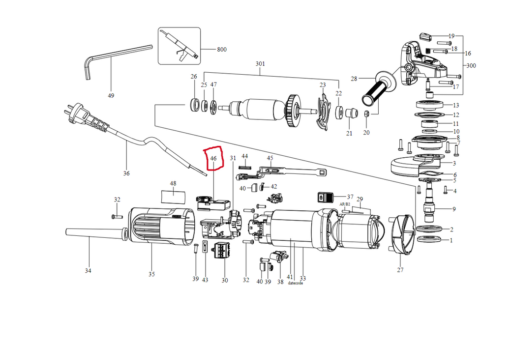 "Module Variable Speed" Assembly Dewalt