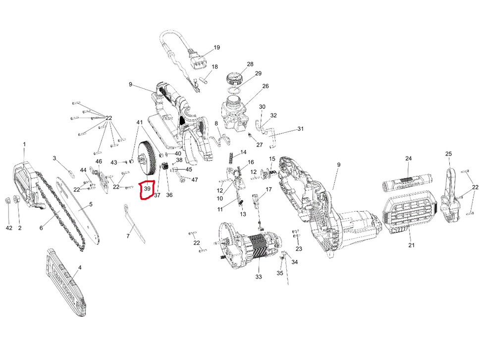 "Gear" Chain Saw Black and Decker / Craftsman