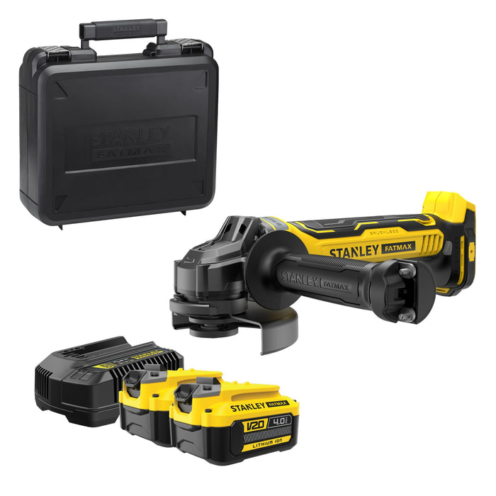 Angle Grinder 4-1/2" V20 W/2 Bat. Fatmax Stanley
