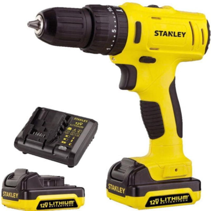Hammer Drill 3/8" 12V W/2 Battery Stanley