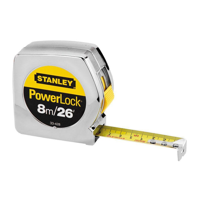 Tape Measure 8M/26' Power Lock Stanley