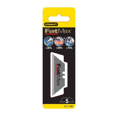 HEAVY DUTTY UTILITY BLADES 5PC FATMAX STANLEY