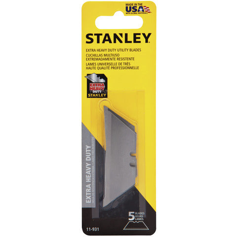 EXT HEAVY DUTY UTILITY BLADES 5PC STANLEY