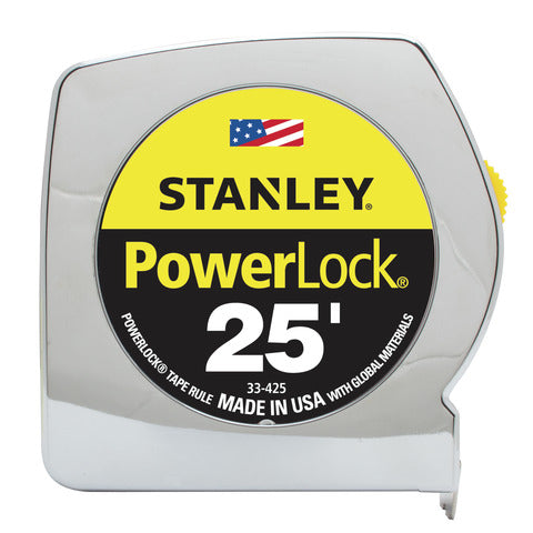 CINTA DE MEDIR METAL 25' X 1" STANLEY