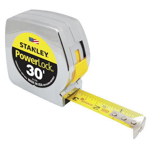 CINTA DE MEDIR METAL 30' X 1" STANLEY