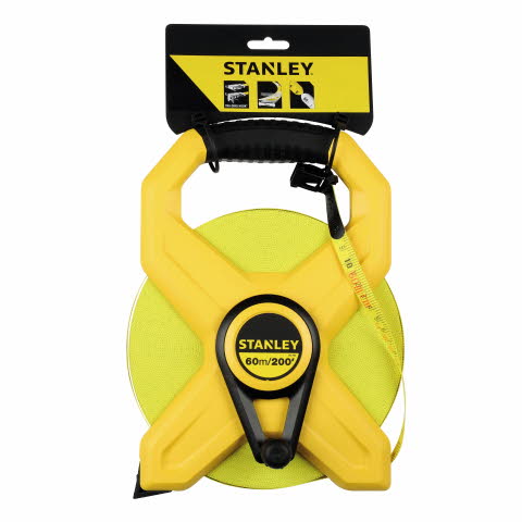 CINTA DE MEDIR FIBERGLASS 1/2" X 200' STANLEY