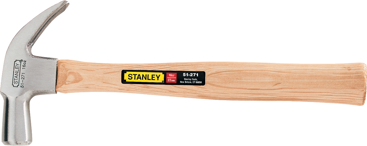 MARTILLO MANGO DE MADERA 16 OZ STANLEY