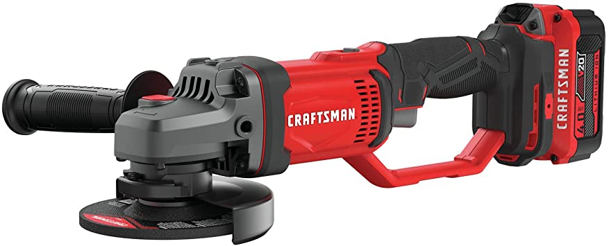 ANGLE GRINDER 4-1/2" V20 W/BAT 4.0AH CRAFTSMAN
