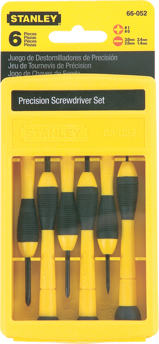 SET DE DESTORNILLADORES DE PRESICION 6 PCS STANLEY