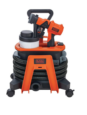 Rolling HVLP Paint Sprayer 1200W Black and Decker