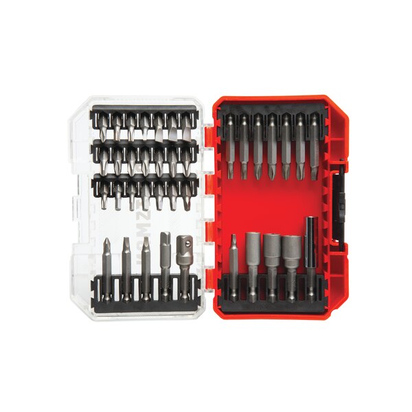 SET 38 PC 1/4" DRIVING BIT W/CASE CRAFTSMAN
