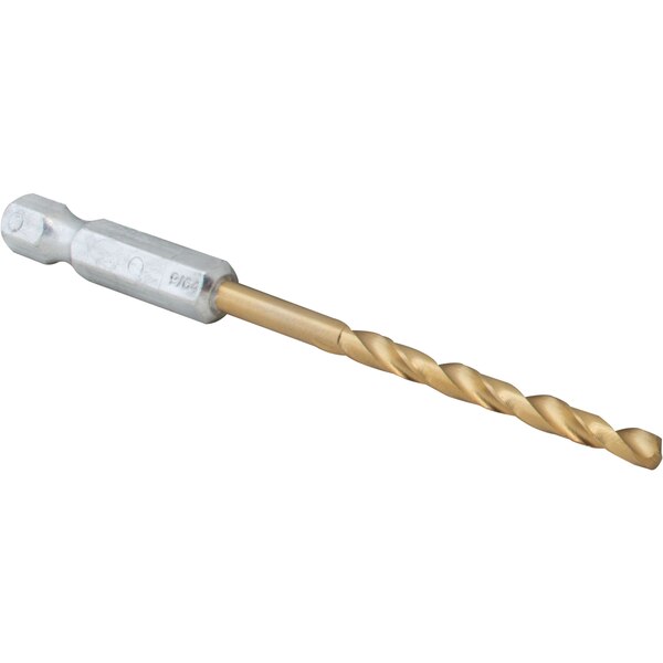 1 PC TITANIUM DRILL BIT 1/4" X  9/64" CRAFTSMAN