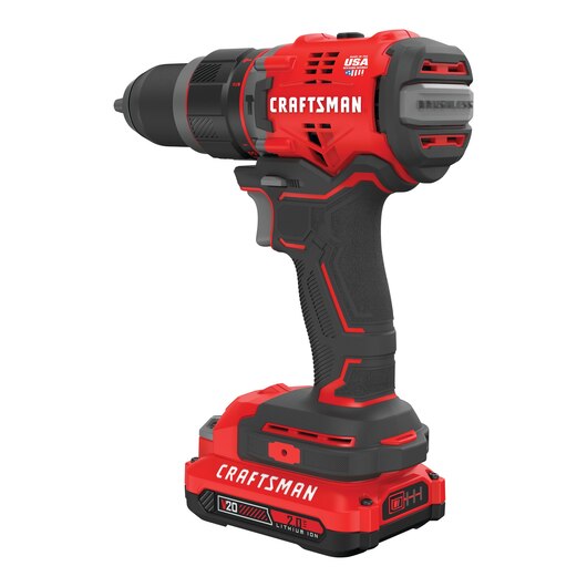 Hammer Drill 1/2" W/Battery V20/2.0 AH Craftsman