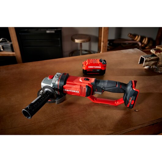 ANGLE GRINDER 4-1/2" V20 W/BAT 4.0AH CRAFTSMAN