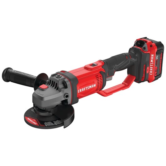 ANGLE GRINDER 4-1/2" V20 W/BAT 4.0AH CRAFTSMAN