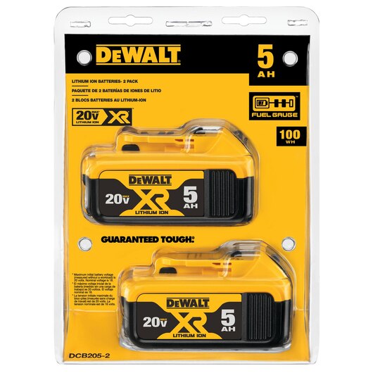 Battery Lithium-Ion 5.0AH/20V MAX* 2 PC Dewalt