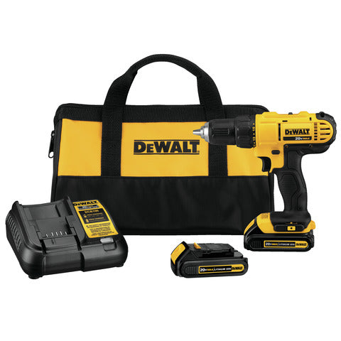 DRILL/DRIVER 1/2" 20V MAX DEWALT
