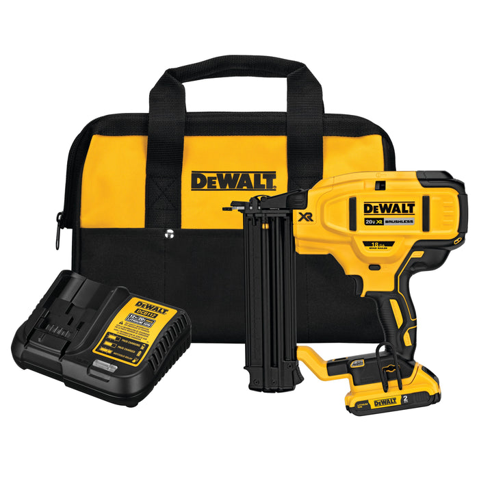 BRAD NAILER 18 GAUGE W/2.0 AH BATTERY DEWALT