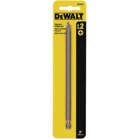 PHILLIPS #2 X 6" POWER BIT DEWALT