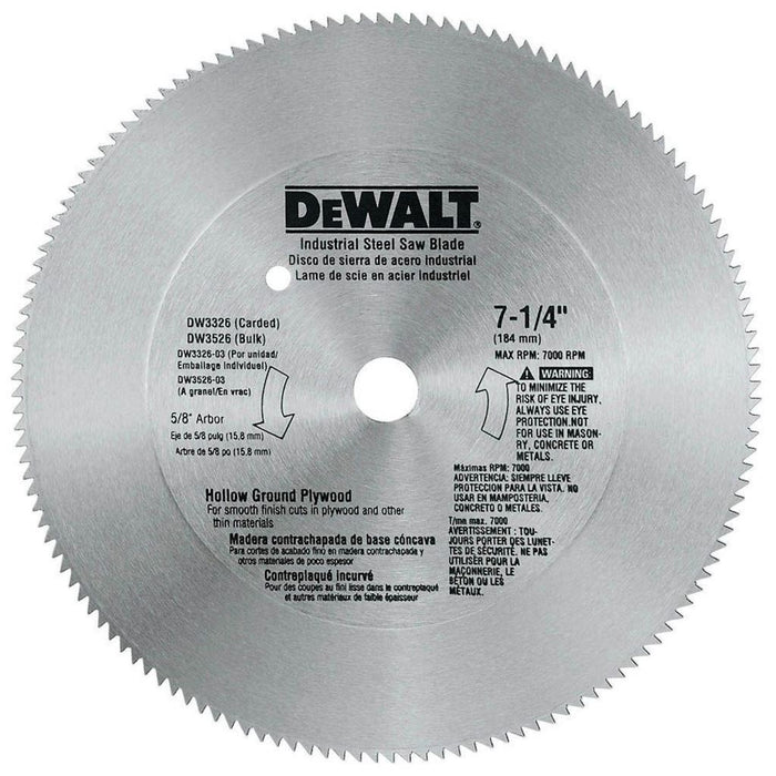CIRCULAR SAW BLADE 7-1/4" X 140T DEWALT