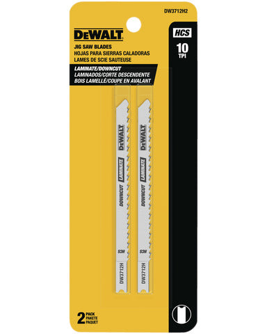 JIG SAW BLADES 10 TPI 2PC DEWALT
