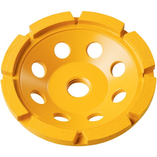 SINGLE ROW DIAMOND CUP WHEEL 4" X 5/8"-11 DEWALT