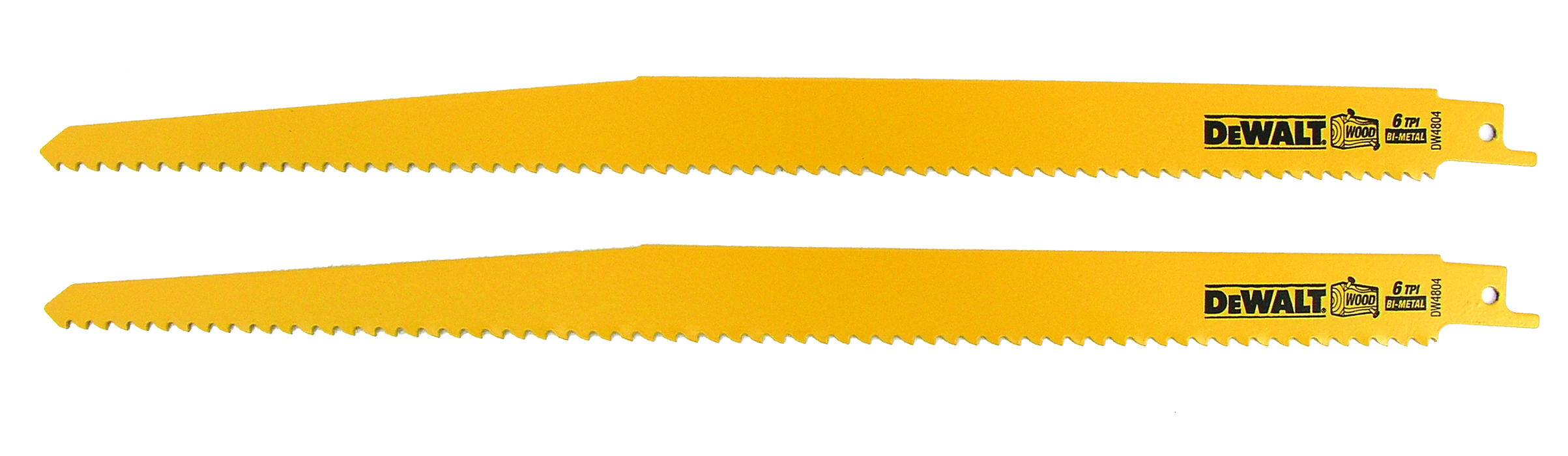RECIPRO BLADE 12" X 6 TPI 2 PC  DEWALT